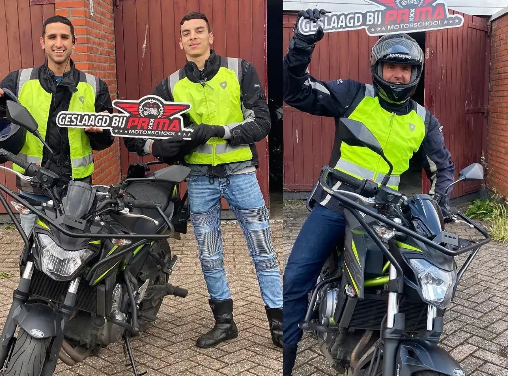 Succesvol rijexamen Prima Motorschool