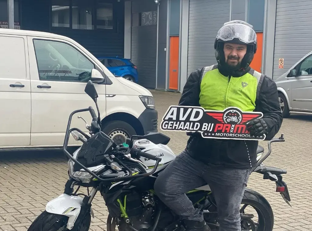 geslaagde leerlingen van Prima Motorschool